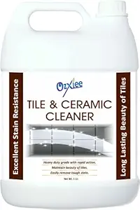 Ozxiee Tile Cleaner Liquid Heavy duty (5 ltr) Removes Heavy Stains from Tiles and Ceramicscale Heavy Duty