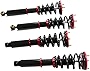 AUTOMUTO Coilover Struts Suspension Coilover Shocks Full Set Adjustable Replacement Assemblies Parts Fit 1995-1999 for Mitsubishi Eclipse 1994-1998 for Mitsubishi Galant