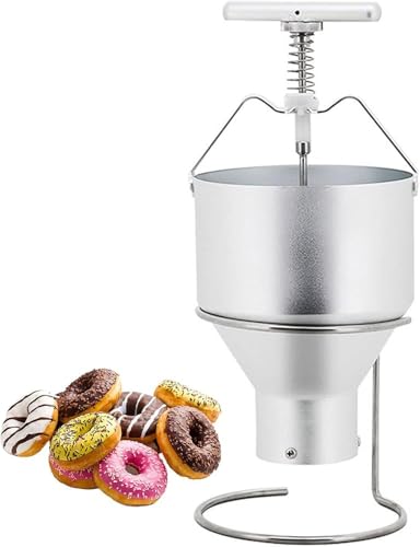 Mini máquina para hacer donas con dispensador ajustable para hornear fácilmente y donas uniformes