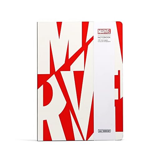 Half Moon Bay Cuaderno A5 Marvel Logo - Libreta Marvel - Papeleria Marvel - Producto con licencia oficial