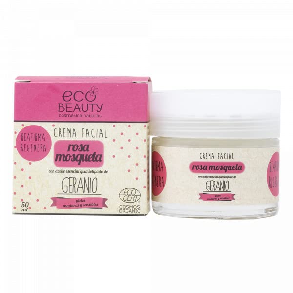 Ecobeauty Crema Facial Rosa Mosqueta Ecocert Bio 50Ml Ecobeauty 1 Unidad 50 g
