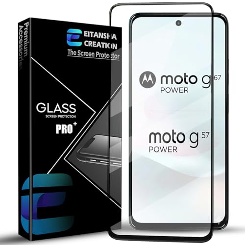 Image of Tempered Glass Screen Protector Compatible for Moto G67 Power and Moto G57 Power with Edge-to-Edge Coverage and Easy Installation Kit