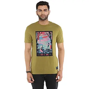Royal Enfield X LEVI'S Wave Hunters T-Shirt Olive L (RLATSM000862)