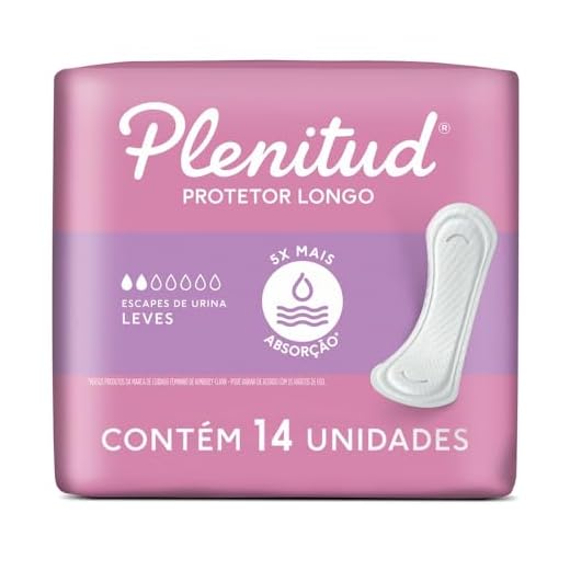 Plenitud Absorvente Médio, Femme, 14 unidades
