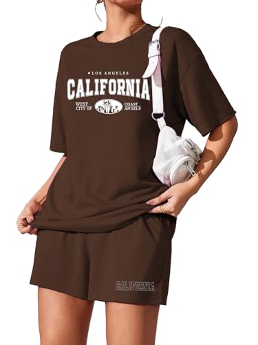 Image of KSHS Women Cotton Night Suit Top & Shorts Set | Loose Fit Printed Nightwear Co Ord Set Stylish Western | Soft Breathable Sleepwear Shorts with Pocket for Women