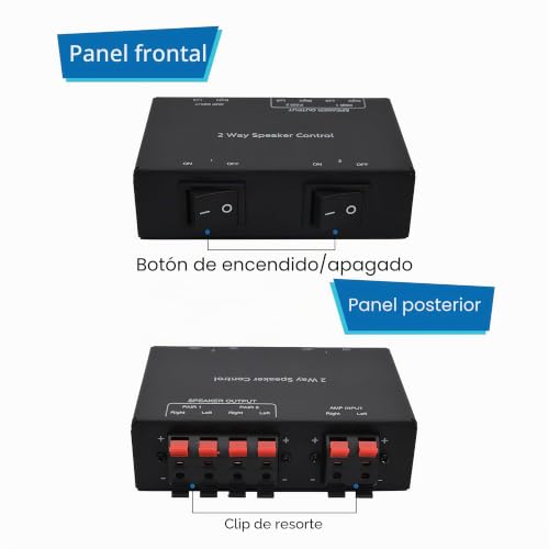 Selector de altavoz pasivo resistente de 150W con caja cuadrada completamente de metal 2