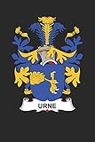 wow urnes stavkirke 6  Urne: Urne Coat of Arms and Family Crest Notebook Journal (6 x 9 - 100 pages)