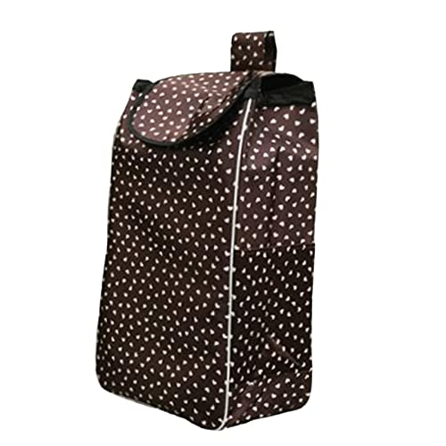 Oshhni Sac de Rechange pour Caddie Sac Quotidien Essentiel Tissu Oxford Imperméable pour la Maison ou Le Bureau Bonne Performance Sac à roulettes de Grande,...