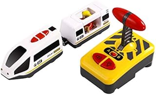 TOYANDONA 1 Pc Electric Magnetic Train Toy Funny Mini Battery Railway Train Model Toy Educational Toy RC Train for Toddlers Kids Boys