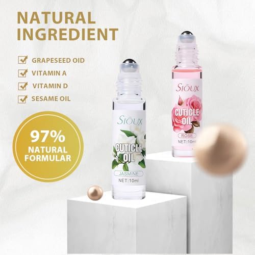 Sioux 2Pcs Nail & Cuticle Treatment Oil Natural Ingredient Vitamin