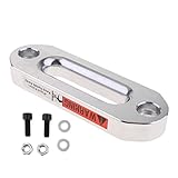 Kesoto Aluminum Hawse Fairlead for 3600LB ATV Winch 4 7/8' (124MM) Mount Silver