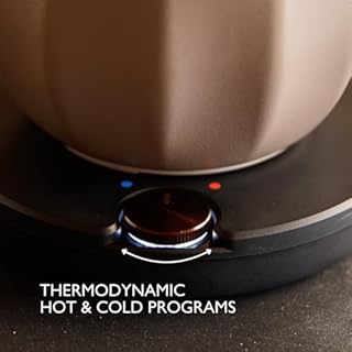 Hotel Chocolat - The Velvetiser System - in-Home Hot & Cold Drinking Chocolate Machine - Barista-Grade Drinking Chocolate Maker - Pewter Edition - Ideal for Gifts