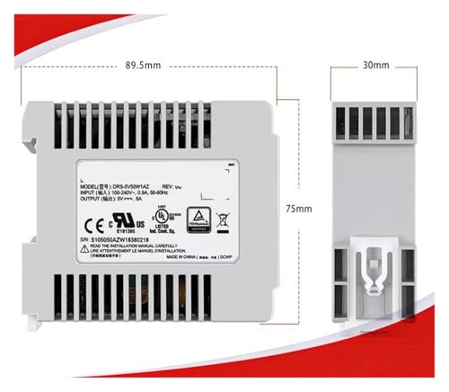 Alimentation 5V 6A stable à découpage DRS-5V50W1AZ haute efficacité 50W - 3