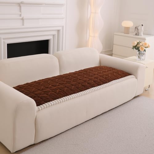 Non Slip Fuzzy Dog Couch Cover Washable Sofa Covers for Pets, 27.6"x82.7" - image 7