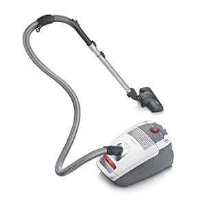 SEVERIN Bodenstaubsauger mit Beutel, leistungsstarker Staubsauger mit praktischem Zubehör, leiser Sauger mit 360° Rollen…