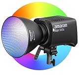 amaran Ray 360c Luz COB RGB de 360W, LED de Estudio con Alimentación Integrada, DMX por USB-C, IP54, Montura Bowens, Control por App