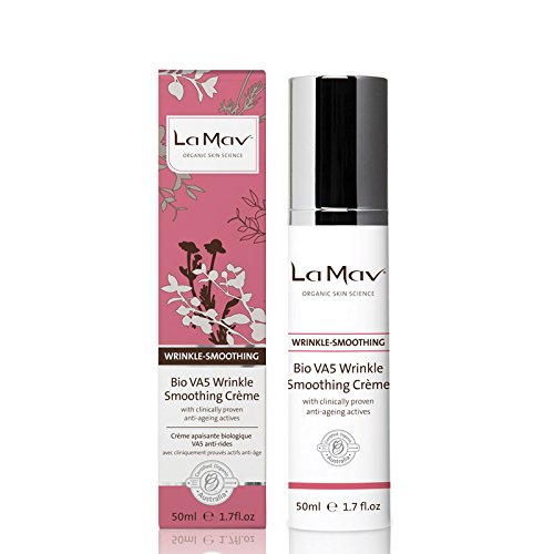 LAMAV Wrinkle Smoothing Creme - Organic Anti-Aging Products for Men and Women - Night and Day Face Moisturizer