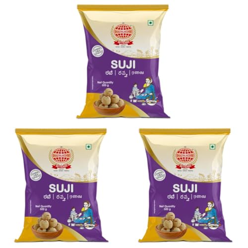 Image of Bhagyalakshmi Sri Sooji, 500 Gm. (Pack of 3)