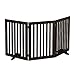 Relaxdays Cancelletto per Animali, Barriera per Cani e Gatti, Recinzione Scale, Cancellino HxL: 70 x 154 cm, Marrone, Fibra di Legno, 1 pz immagine