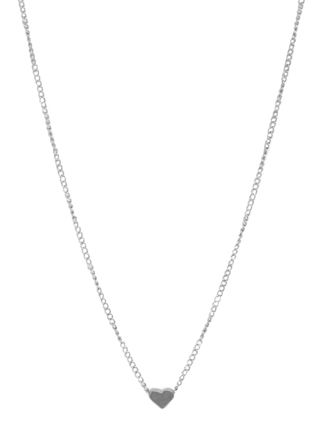 Pendentif cœur en argent sterling Mtrolls, un bijou minimaliste d'exception