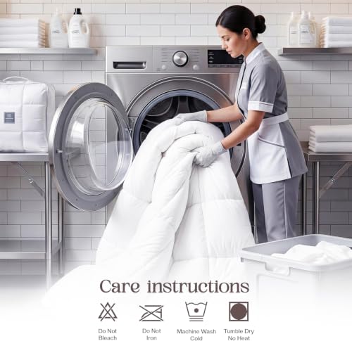 Image of 3-Pack Bulk Hotel Collection Comforters King, 90x102 Duvet Insert White