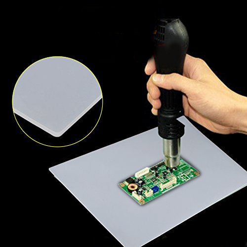 Maintenance Pad, Heat resistant Antistatic Silicone Pad Soldering Station Repair Maintenance Desk Mat Heat Air Gun Soldering Iron, Soldering Stations