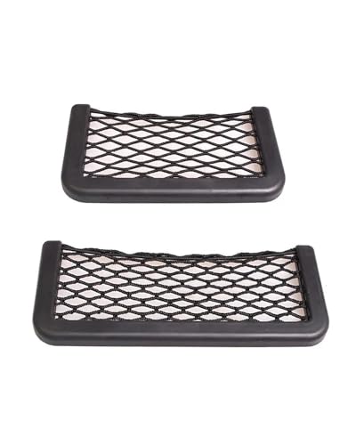 Poche organisateur de voiture filet élastique 20x8 cm noir