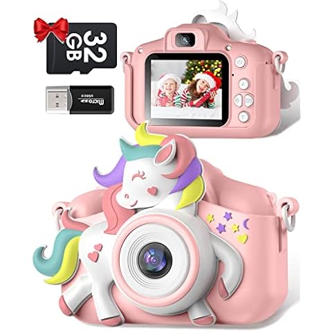 Cámara Gofunly para niños con pantalla de 2,0" y tarjeta SD de 32GB Cover