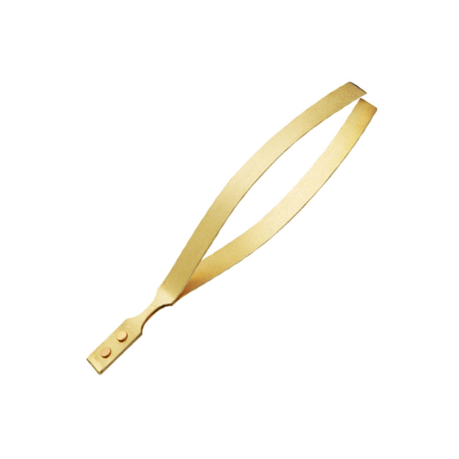 WEDO Flache Nasenpinzette, industrielle Pinzette, funkenfreie Präzisionspinzette, Aluminium-Bronze, DIN-Standard, BAM- und FM-Zertifikat