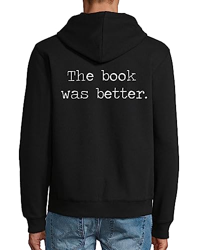 Sweat à capuche The Book was Better en coton pour vos soirées lecture