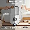 10-in-1 Nut Milk Maker, 40oz Almond Milk Machine for Homemade Plant-Based Milk, Oat, Soy, Coconut milk, Juice & Soup, Electric Bean Milk Machine with Delay Start/Auto-Clean/Boil Water/Keep Warm, White