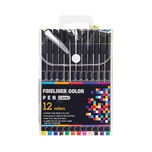 Hkfgdjdl Bunte Gelstifte, 12 Farben, 0.4mm Fineliner