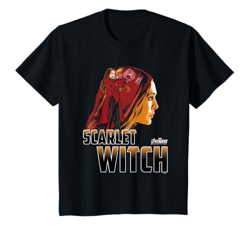 Image of Kids Avengers Infinity War Scarlet Witch Character T-Shirt