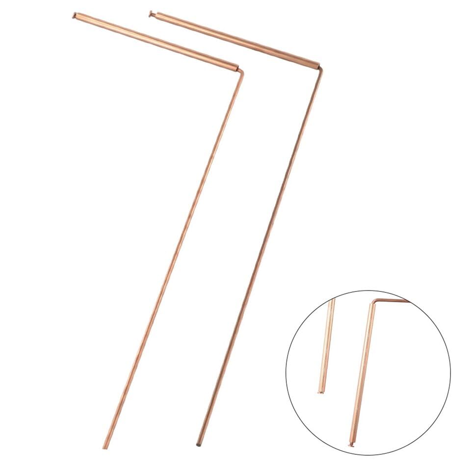 DREAWOO Unlock Hidden Wonders with 2X Copper Probing Rods Durable & Easy to Carry