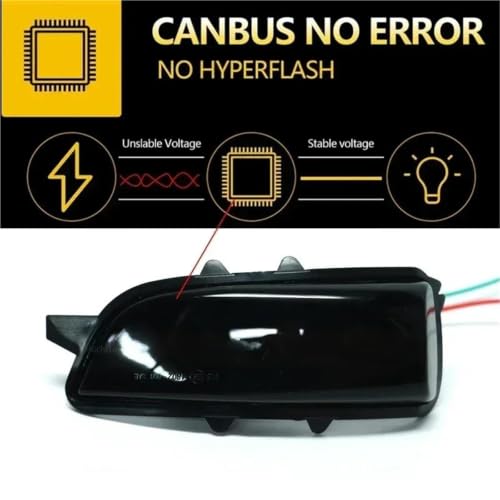 Intermitente de espejo dinámico para Volvo C30 C70 V40 sin fallos de parpadeo 6