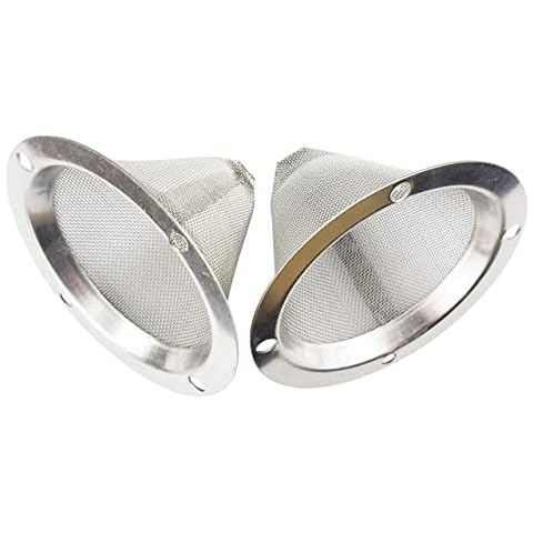 2 PCS-Cone-Type Spark Arrestor Screen 2.8” Cover