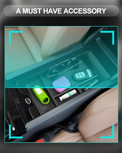 Image of CDEFG for 2025 2026 Camry Center Console Organizer Accessory Tray for 2025 2026 Toyota Camry XSE XLE SE LE Accessories Middle Console Organizer Armrest Tray Storage Box