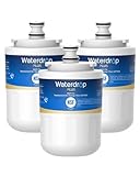 Waterdrop Plus UKF7003 Replacement for Maytag® UKF7003, UKF7002AXX, Whirlpool® EDR7D1, UKF7003AXX, UKF7002, 7003AXXP, UKF6001AXX, NSF 401&53 Refrigerator Water Filter, 3 Filters (Package May Vary)