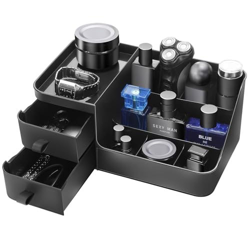 Cologne Organizer for Men,Dresser Organizer, Mens Organizers,Perfume Organizers, Cologne Stand, Organizador de Perfumes,Shelf for Bathroom Counter,Bathroom Countertop Storage,Easter Gifts for Men