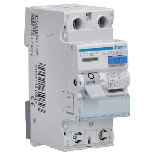 Hager CDS225D, 230 V, Bianco