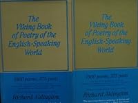 The Viking Book of Poetry of the English-Speaking World Volume 1 and Volume 2 B004TU2EJC Book Cover