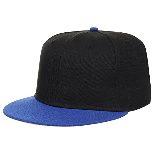 Image of Lids Blank Premium Full Court w /Colored Under Visor Fitted Cap