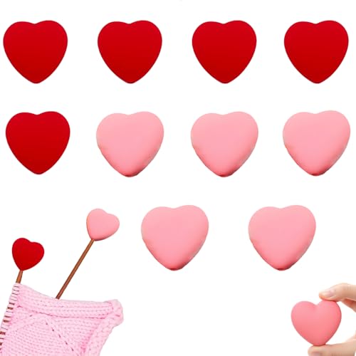 10 Stück Maschenstopper, Silikon Maschenstopper für...