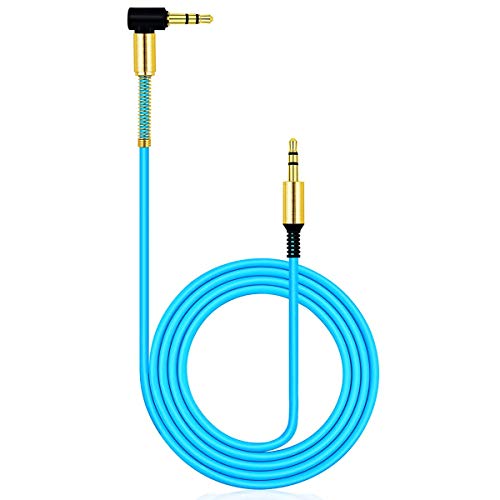 Cable AUX Jack 3.5mm Estéreo 3ft Azul miniatura 3