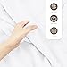 Utopia Bedding Knit Blanket Queen Size (90x90 Inches, White) Soft Lightweight Jersey Breathable Sweatshirt Blanket for Bed,Couch & Sofa