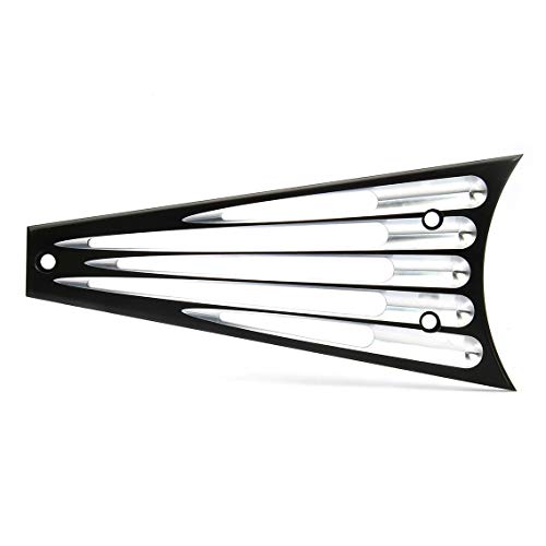 Black Billet CNC CUT Frame Grill For 2009-2013 For Harley Touring Road King Glide - Thumbnail 4