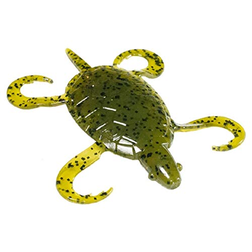 Original Doomzday Turtle 3 in. Soft Plastic Fishing Lure 5-Pk (Green Pumpkinseed)
