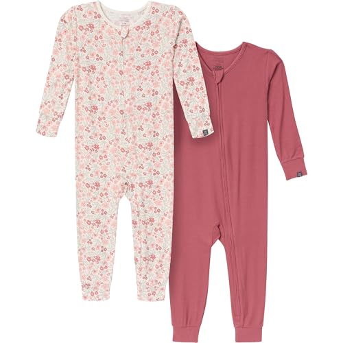 Image of Modern Moments by Gerber unisex-baby Viscose 2-pack Footless Tight Fitting Pajamas