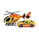 Tachan Heroes Stadt-Set Helikopter und Rettungsauto (CPA Toy Group 757T00894)