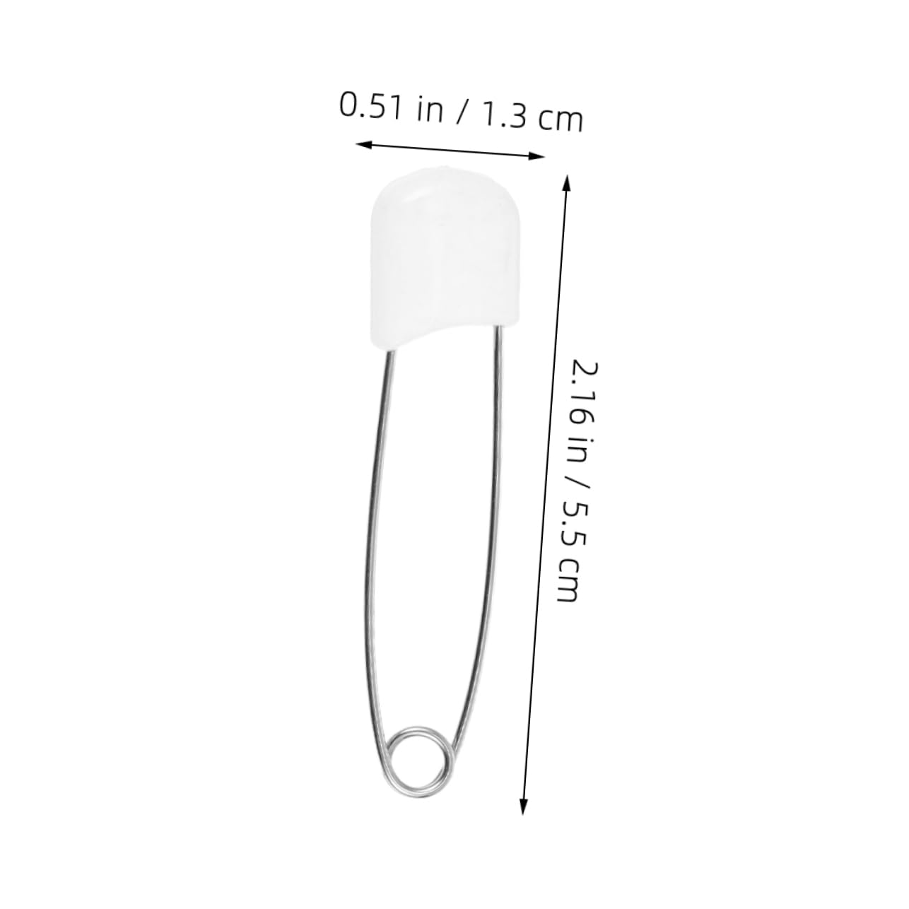 SEWACC Cloth Diaper Safety Pins 30 Pcs Large Safety Pins Easy to Change Versatile for Travel